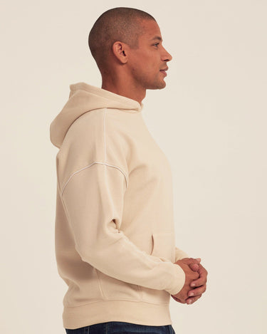 Marcel Triblend Fleece Contrast Piping Pullover Hoodie Mens Outerwear Sweatshirt Threads 4 Thought 