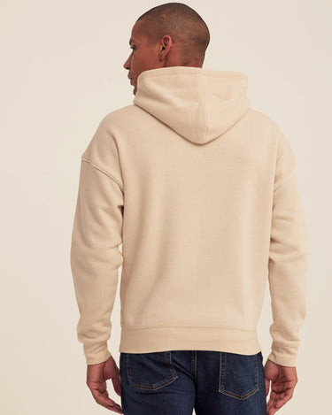 Marcel Triblend Fleece Contrast Piping Pullover Hoodie Mens Outerwear Sweatshirt Threads 4 Thought 