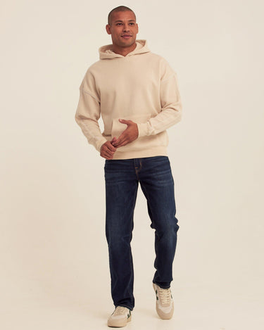 Marcel Triblend Fleece Contrast Piping Pullover Hoodie Mens Outerwear Sweatshirt Threads 4 Thought 