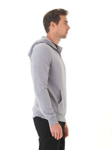 Colton Modal Fleece Half Zip Hoodie Threads 4 Thought