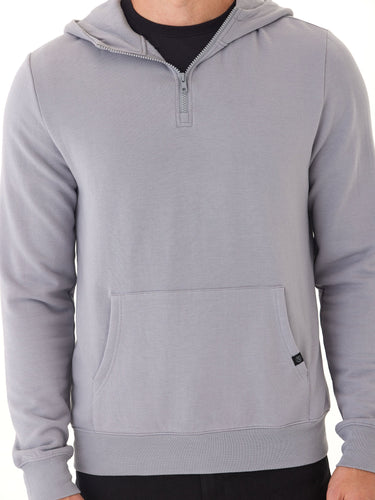 Colton Modal Fleece Half Zip Hoodie Threads 4 Thought