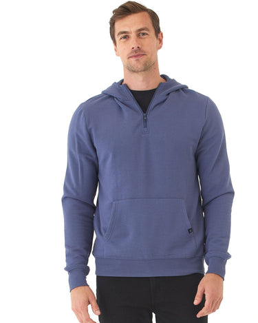Colton Modal Fleece Half Zip Hoodie Threads 4 Thought 