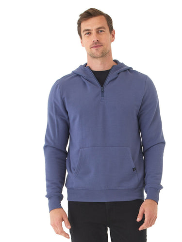 Colton Modal Fleece Half Zip Hoodie Threads 4 Thought
