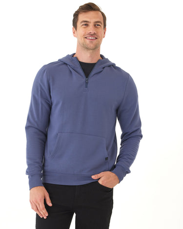 Colton Modal Fleece Half Zip Hoodie Threads 4 Thought 