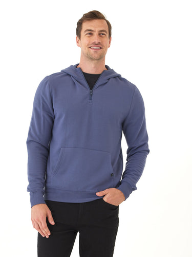 Colton Modal Fleece Half Zip Hoodie Threads 4 Thought