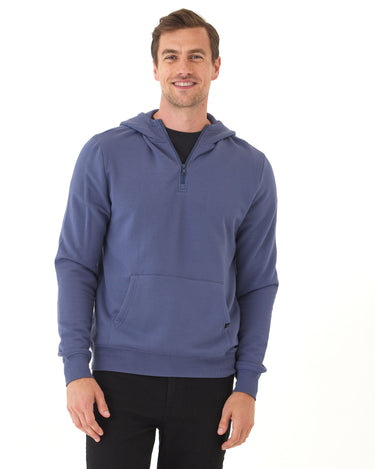 Colton Modal Fleece Half Zip Hoodie Threads 4 Thought 