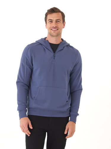 Colton Modal Fleece Half Zip Hoodie Threads 4 Thought
