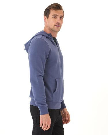 Colton Modal Fleece Half Zip Hoodie Threads 4 Thought 