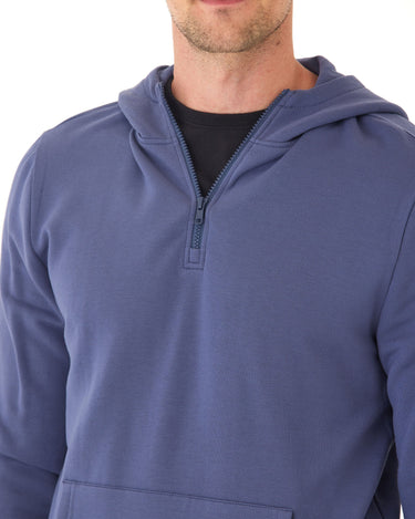 Colton Modal Fleece Half Zip Hoodie Threads 4 Thought 