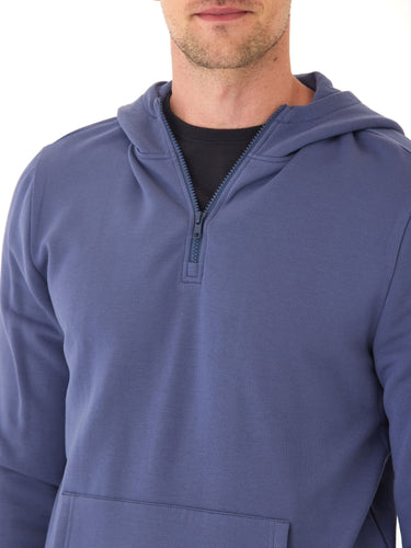 Colton Modal Fleece Half Zip Hoodie Threads 4 Thought
