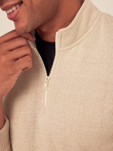 Greg Eco Fleece Quarter Zip Pullover Threads 4 Thought 