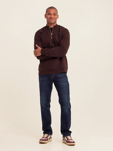 Christian Comfort Slub Terry Half Zip Pullover Mens Outerwear Sweatshirt Threads 4 Thought 