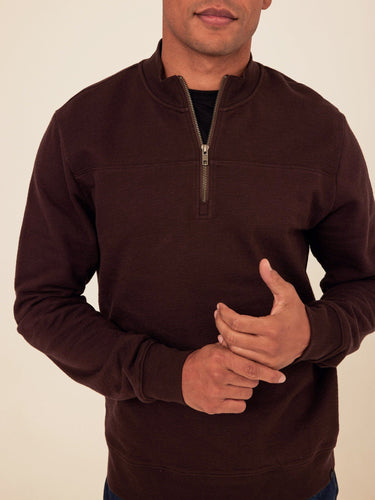 Christian Comfort Slub Terry Half Zip Pullover Mens Outerwear Sweatshirt Threads 4 Thought 