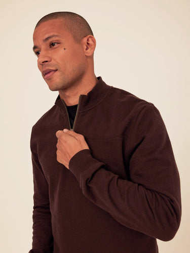 Christian Comfort Slub Terry Half Zip Pullover Mens Outerwear Sweatshirt Threads 4 Thought 