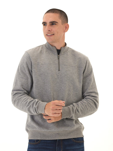 Christian Comfort Slub Terry Half Zip Pullover Threads 4 Thought 