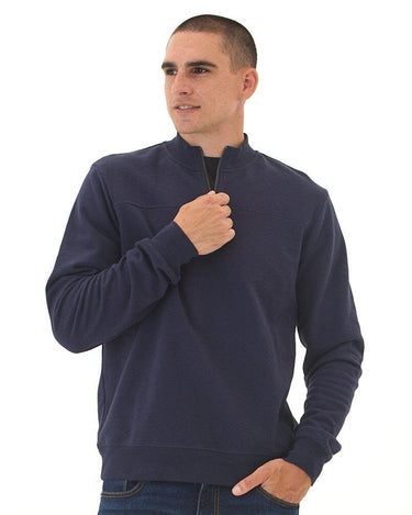 Christian Comfort Slub Terry Half Zip Pullover Threads 4 Thought 