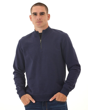 Christian Comfort Slub Terry Half Zip Pullover Threads 4 Thought 
