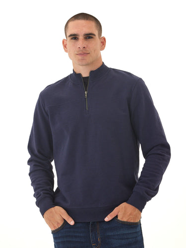 Christian Comfort Slub Terry Half Zip Pullover Threads 4 Thought 