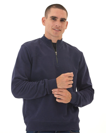 Christian Comfort Slub Terry Half Zip Pullover Threads 4 Thought 