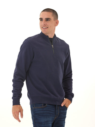 Christian Comfort Slub Terry Half Zip Pullover Threads 4 Thought 