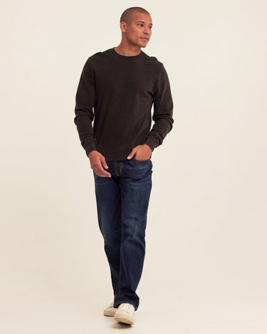 Corey Denim Terry Crew Sweatshirt Threads 4 Thought 