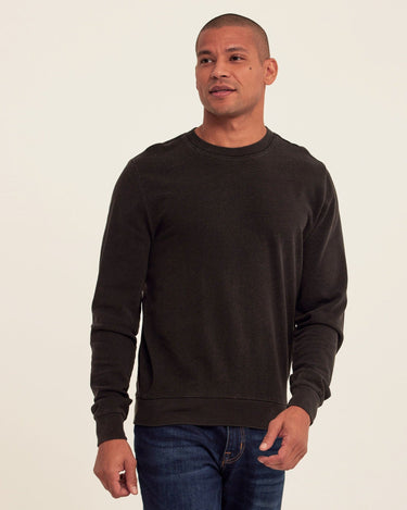 Corey Denim Terry Crew Sweatshirt Threads 4 Thought 