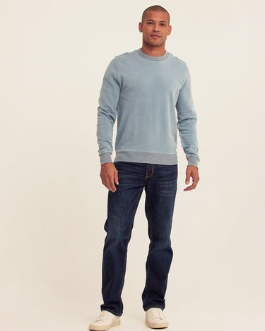 Corey Denim Terry Crew Sweatshirt Threads 4 Thought 