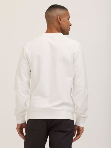Corey Herringbone Terry Crew Pullover Mens Outerwear Sweatshirt Threads 4 Thought 