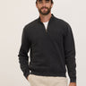 Zack Mineral Wash Heavy Terry Quarter Zip Mens Outerwear Sweatshirt Threads 4 Thought 