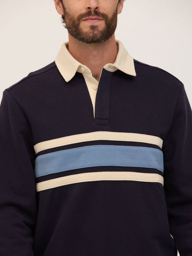 Alvin Heavy Terry Rugby Pullover Mens Outerwear Sweatshirt Threads 4 Thought 