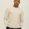 Corey Fleeced Rib Crew Pullover Mens Outerwear Sweatshirt Threads 4 Thought 