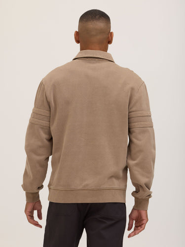 Owen Mineral Wash Heavy Terry Rugby Pullover Mens Outerwear Sweatshirt Threads 4 Thought 