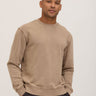 Dallas Mineral Wash Cotton Blend Terry Relaxed Crew Pullover Mens Outerwear Sweatshirt Threads 4 Thought 