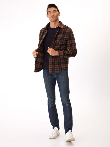 Printed Fleece Shirt Mens Tops Tshirt Long Threads 4 Thought 
