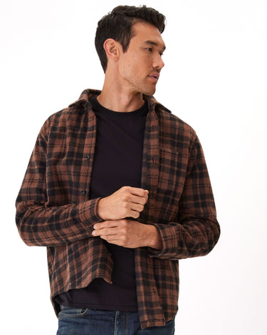 Printed Fleece Shirt Mens Tops Tshirt Long Threads 4 Thought 