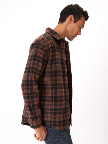 Printed Fleece Shirt Mens Tops Tshirt Long Threads 4 Thought 