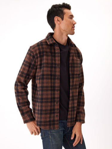 Printed Fleece Shirt Mens Tops Tshirt Long Threads 4 Thought 