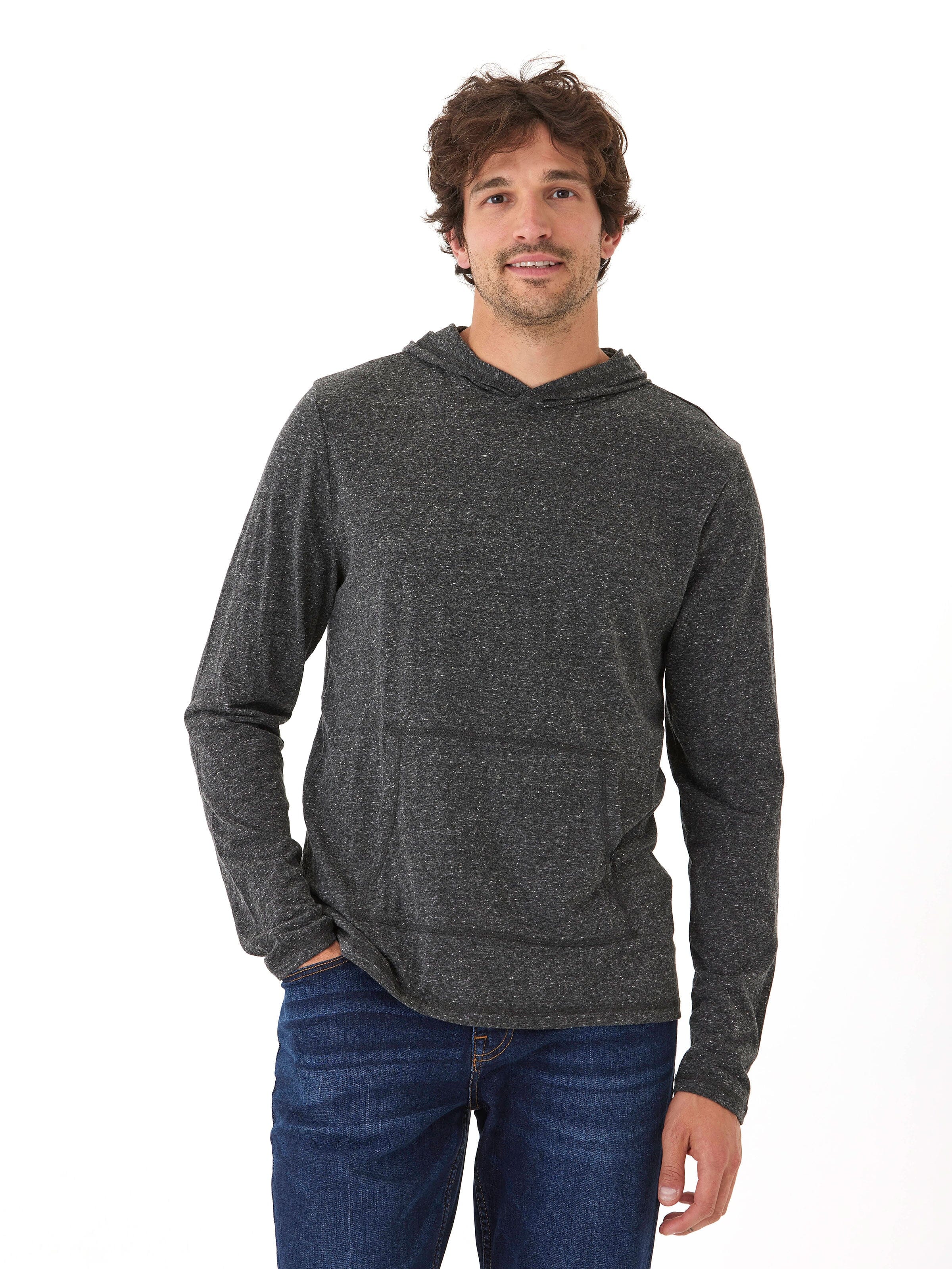 Long Sleeve Triblend Tee Shirt Hoodie