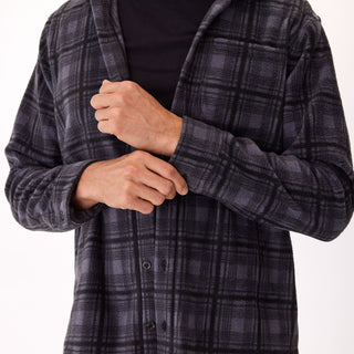 Printed Fleece Shirt Mens Tops Tshirt Long Threads 4 Thought 