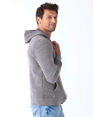 Triblend Pullover Hoodie in Heather Grey – Threads 4 Thought Triblend Pullover Hoodie in Heather Grey – Threads 4 Thought