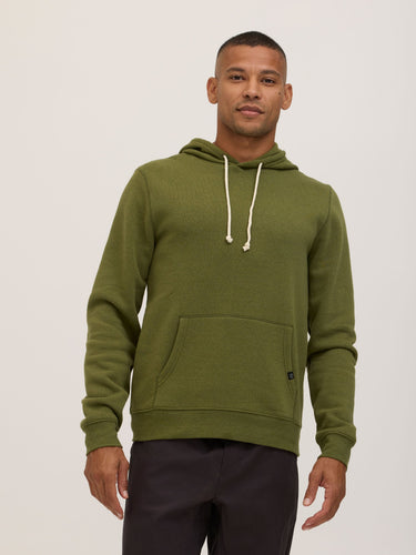 Men's Core Triblend Fleece Pullover Hoodie Mens Outerwear Sweatshirt Threads 4 Thought 