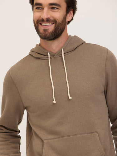 Everyday Triblend Fleece Hoodie Mens Outerwear Sweatshirt Threads 4 Thought 
