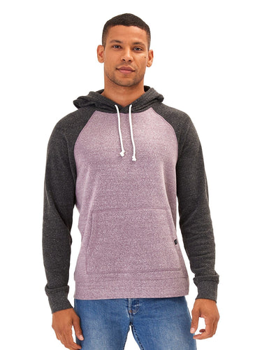 Triblend Fleece Colorblock Raglan Hoodie Mens Outerwear Sweatshirt Threads 4 Thought 