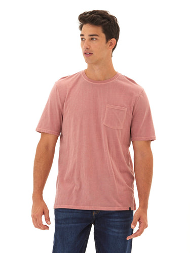 Skipper Mineral Wash Tee Mens Tops Tshirt Short Threads 4 Thought 