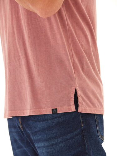Skipper Mineral Wash Tee Mens Tops Tshirt Short Threads 4 Thought 