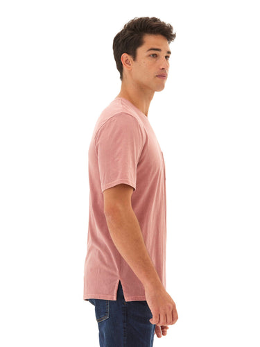 Skipper Mineral Wash Tee Mens Tops Tshirt Short Threads 4 Thought 