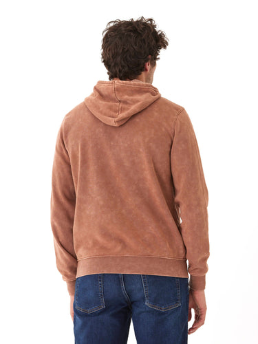 Mineral Wash Pullover Fleece Hoodie Mens Outerwear Sweatshirt Threads 4 Thought 