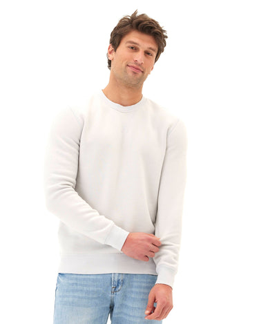 Mineral Wash Fleece Crew Mens Tops Tshirt Short Threads 4 Thought 