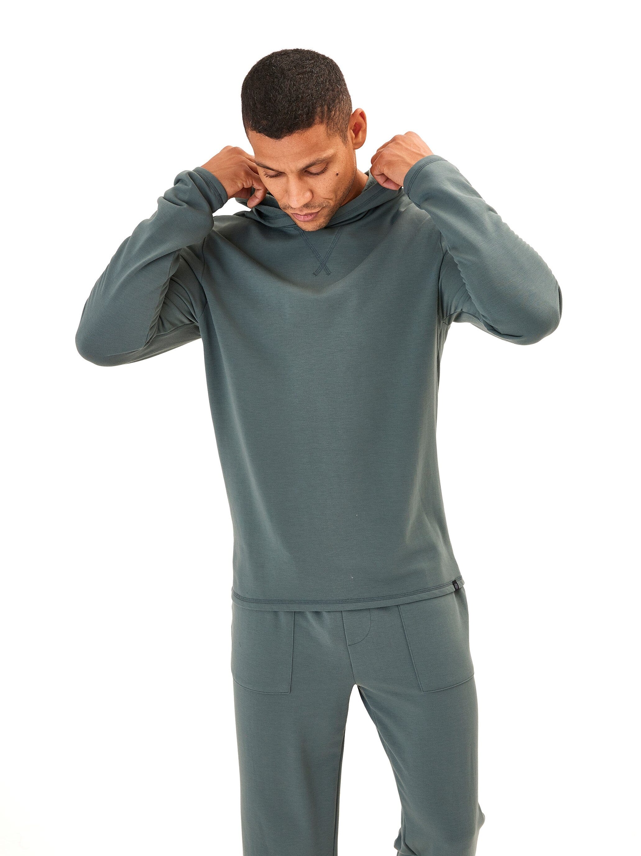 Dex Modal Fleece Pullover Hoodie Mens Outerwear Sweatshirt Threads 4 Thought 