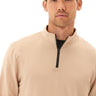 Kace Modal Terry 1/4-Zip Mock Neck Mens Outerwear Sweatshirt Threads 4 Thought 